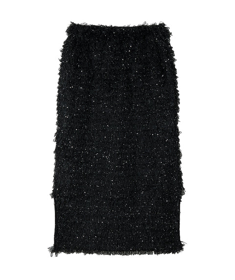 Sequins Skirt / Black