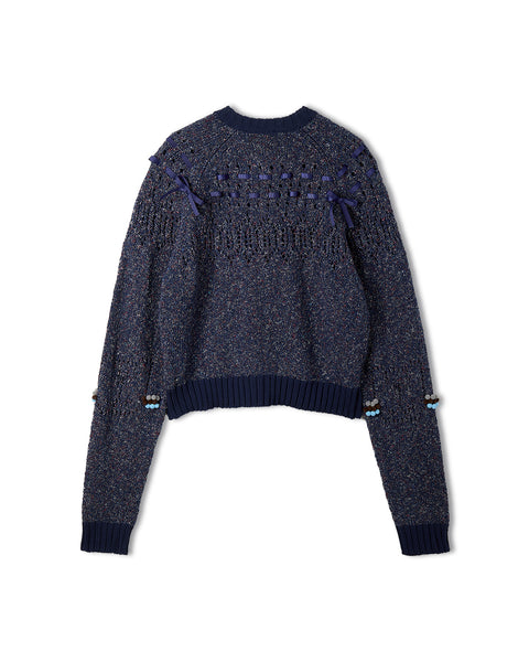 Tied With Love Cardigan / D.Blue