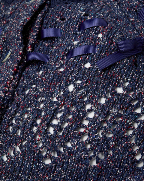 Tied With Love Cardigan / D.Blue