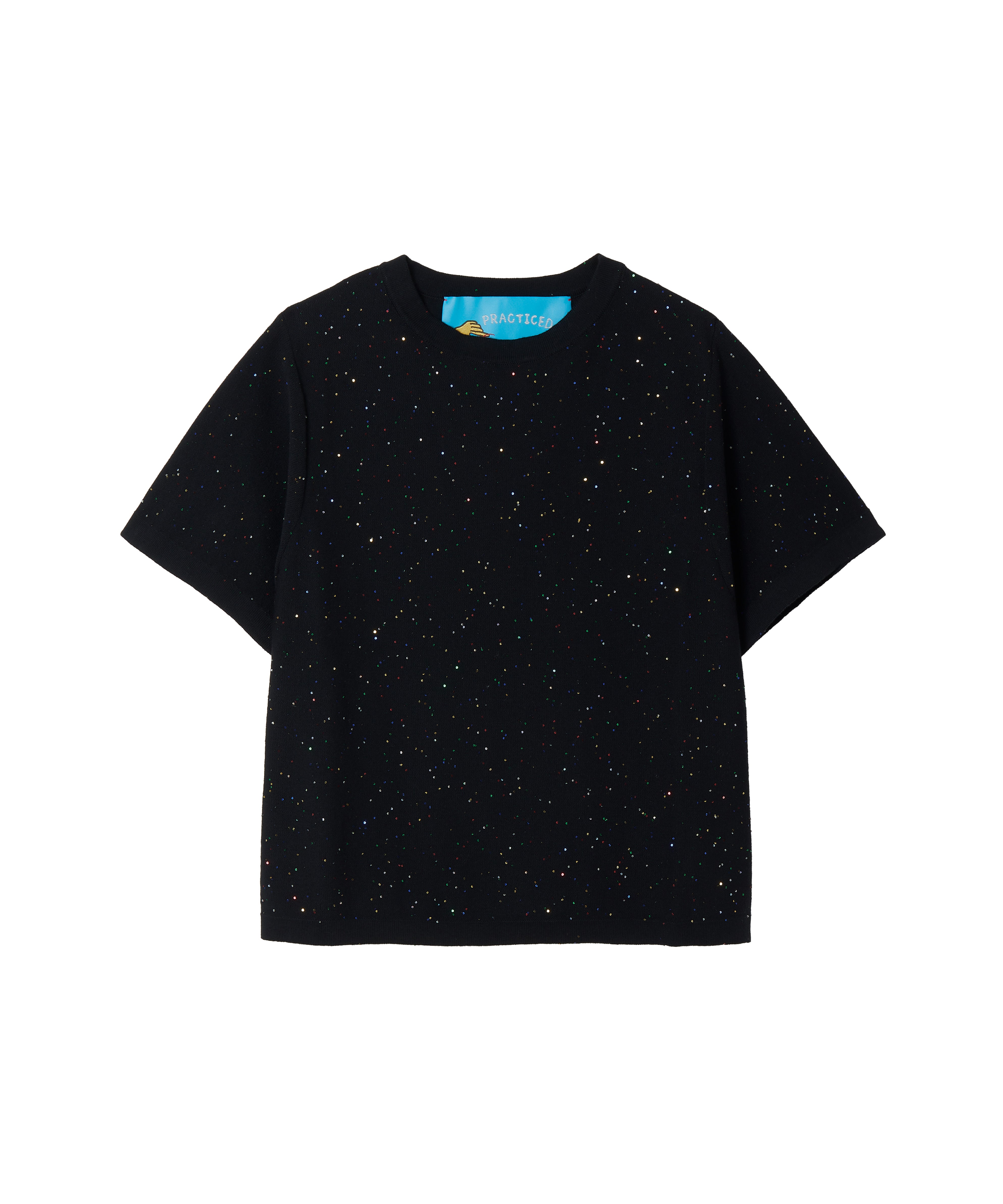 Twinkle Knit T-shirt / Black – A PRACTICED HAND