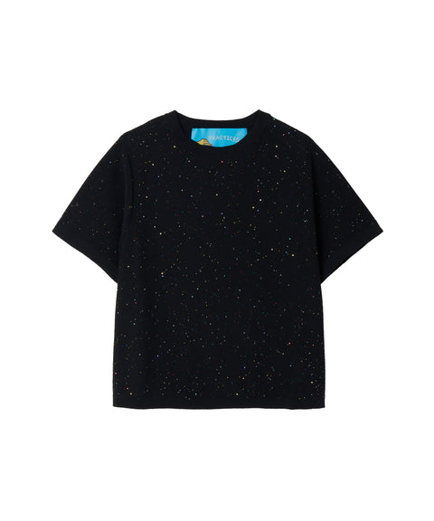 Twinkle Knit T-shirt / Black