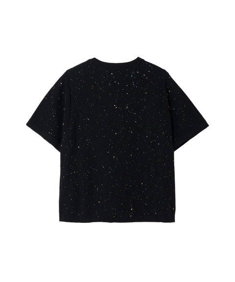 Twinkle Knit T-shirt / Black