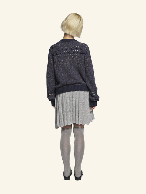 Tied With Love Cardigan / D.Blue